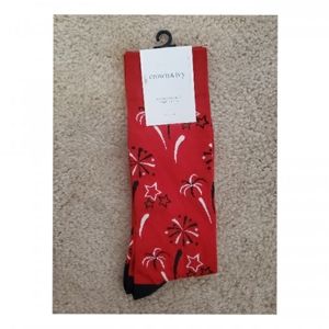 Crown & Ivy Red, White, and Blue Socks Men's